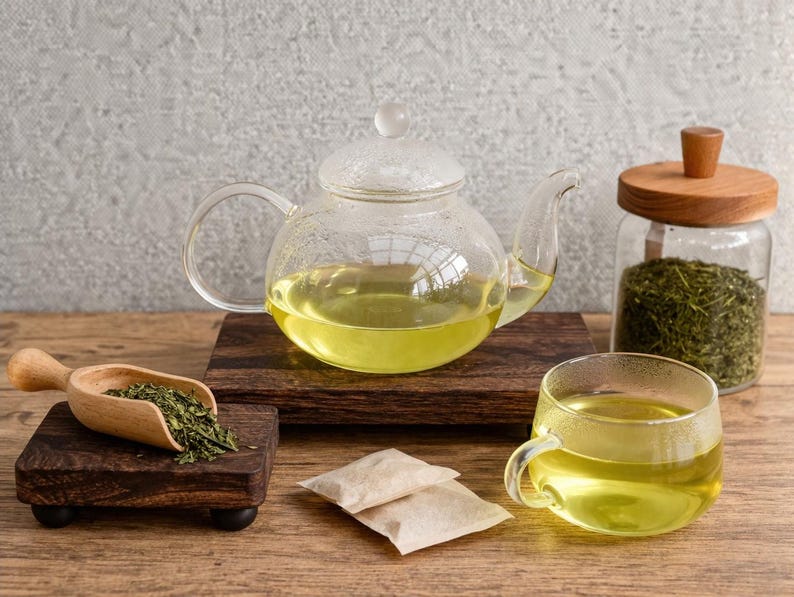 Sencha green tea bags